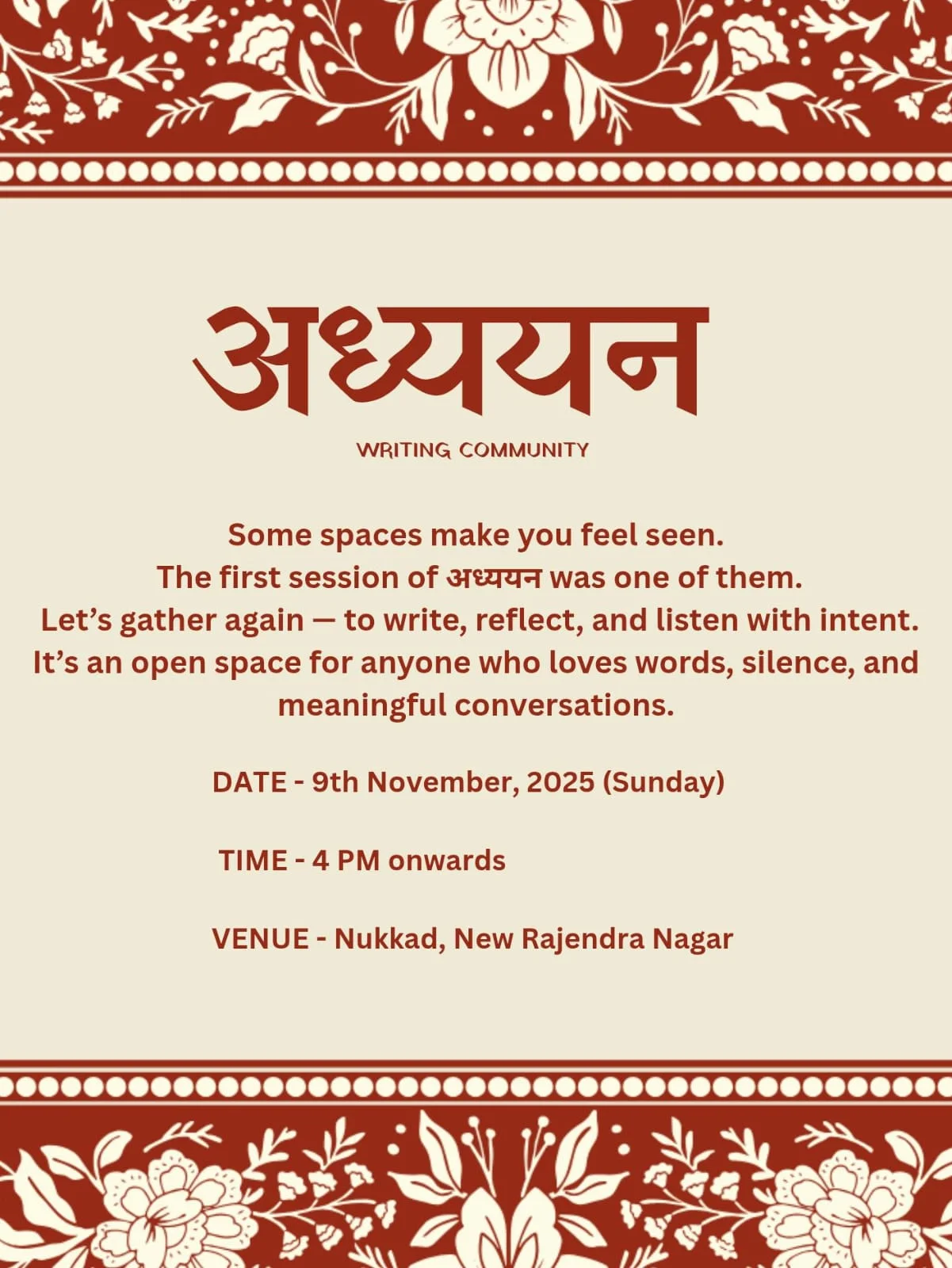 Event poster