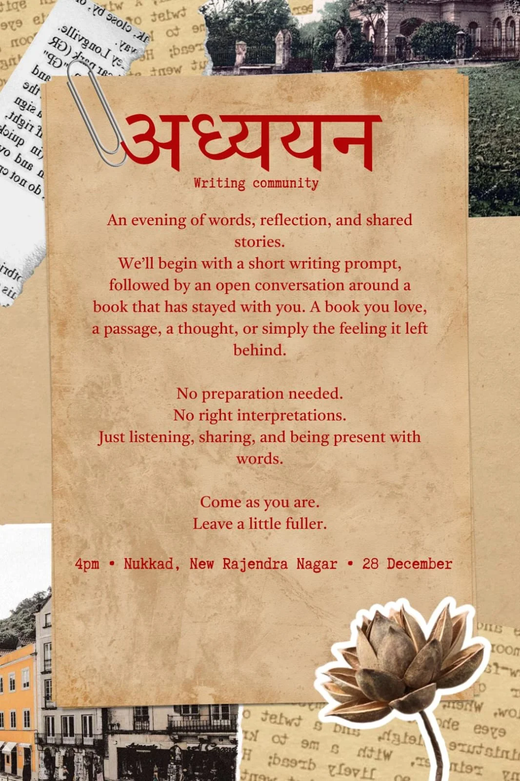Event poster
