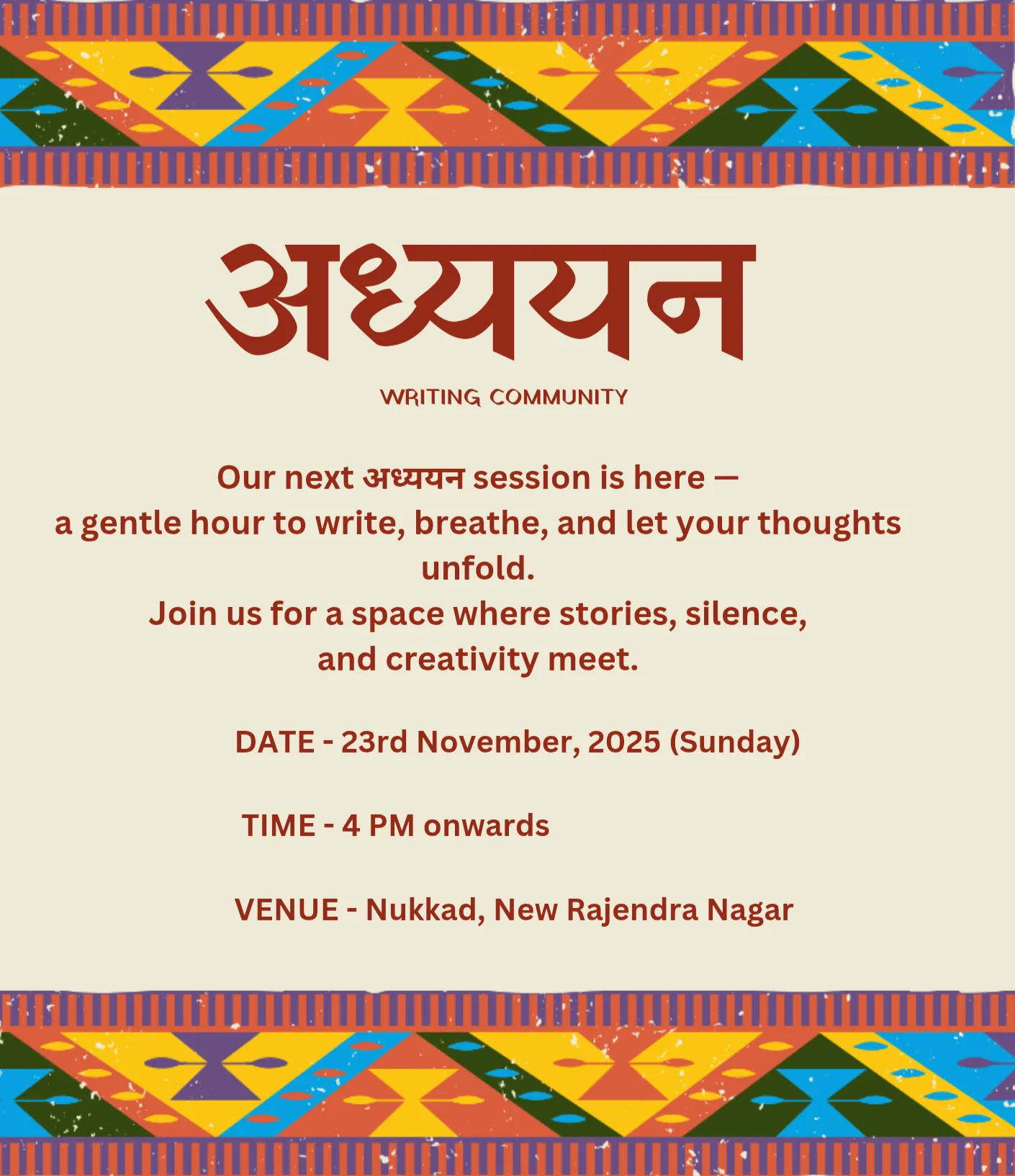 Event poster